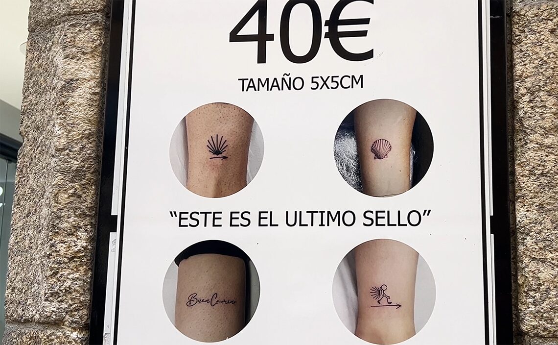 サンティアゴ・デ・コンポステーラ(Santiago de Compostela)記念TATOO