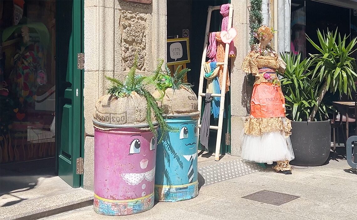 ア・コルーニャ（A Coruña）飲食店のディスプレイ