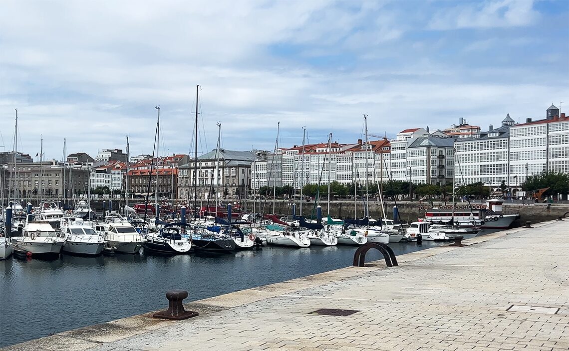 ア・コルーニャ（A Coruña）マリーナも絶景。絶景がありすぎるア・コルーニャ。