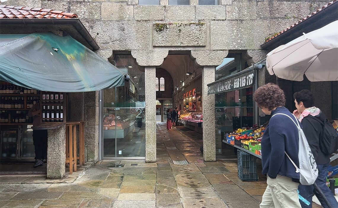 サンティアゴ・デ・コンポステーラ(Santiago de Compostela)のアバストス市場(Mercado de Abastos)