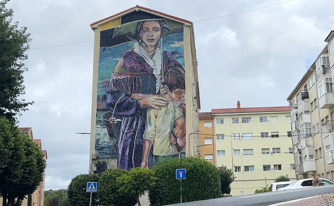 サンティアゴ・デ・コンポステーラ(Santiago de Compostela)ヨセバMP(Yoseba MP)が制作した壁画