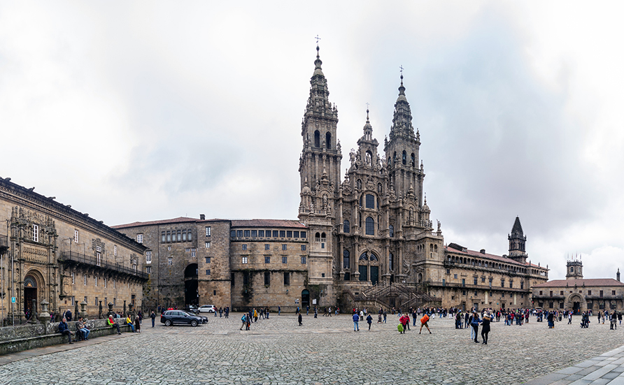 サンティアゴ・デ・コンポステーラ Santiago de Compostela サンティアゴ・デ・コンポステーラ大聖堂(Catedral de Santiago de Compostela)