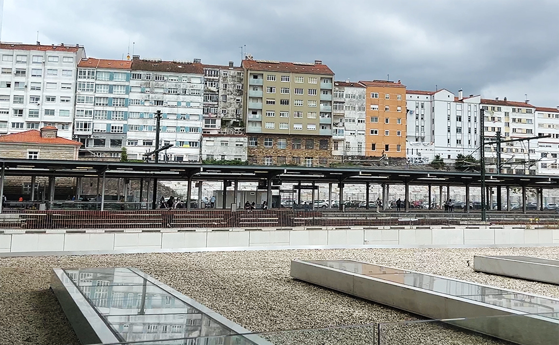 サンティアゴ・デ・コンポステーラ バス