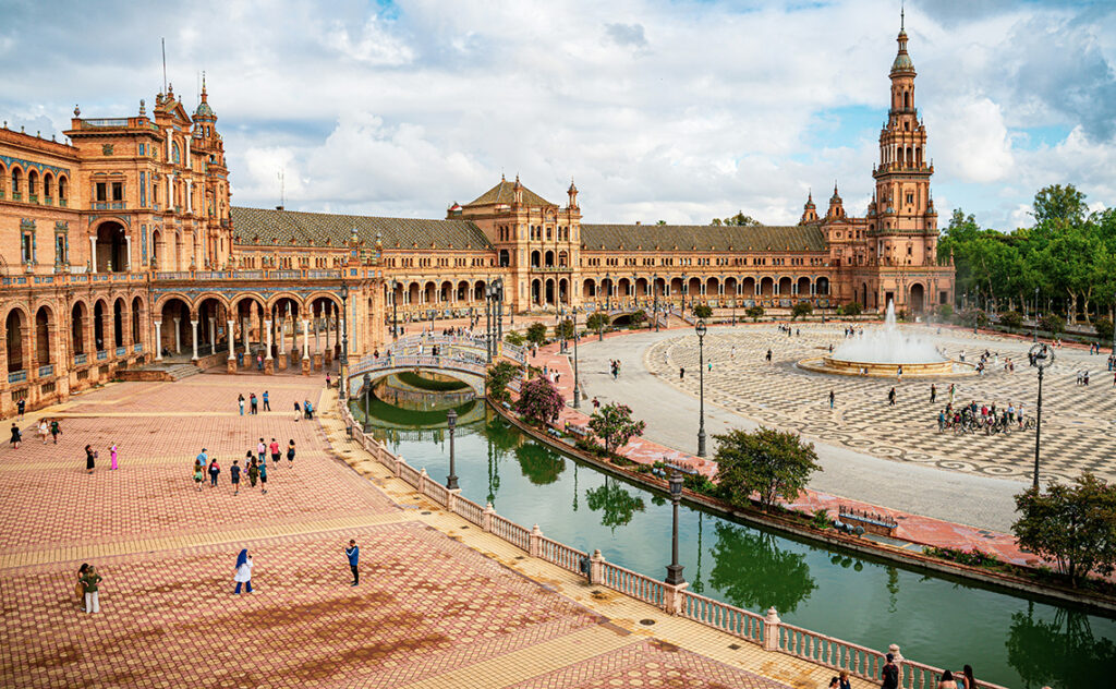 アンダルシア州：セビリアのスペイン広場