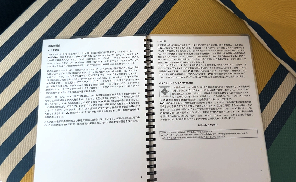 なんと日本語のガイドブックあり。