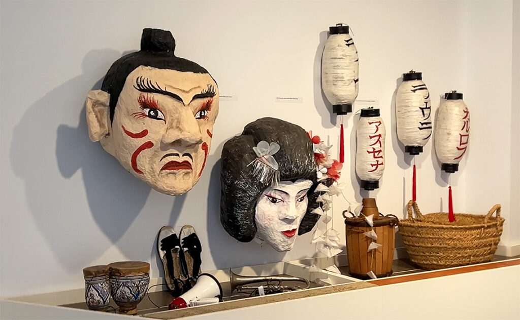 バルセロナ Museu Etnològic de Barcelona 民族学博物館 1950年代後半〜1970年代前半にスペイン側主導で博物館展示用として構成された可能性が高い。「外国向けに分かりやすく作られたもの」で西洋から見た日本イメージが反映されている。