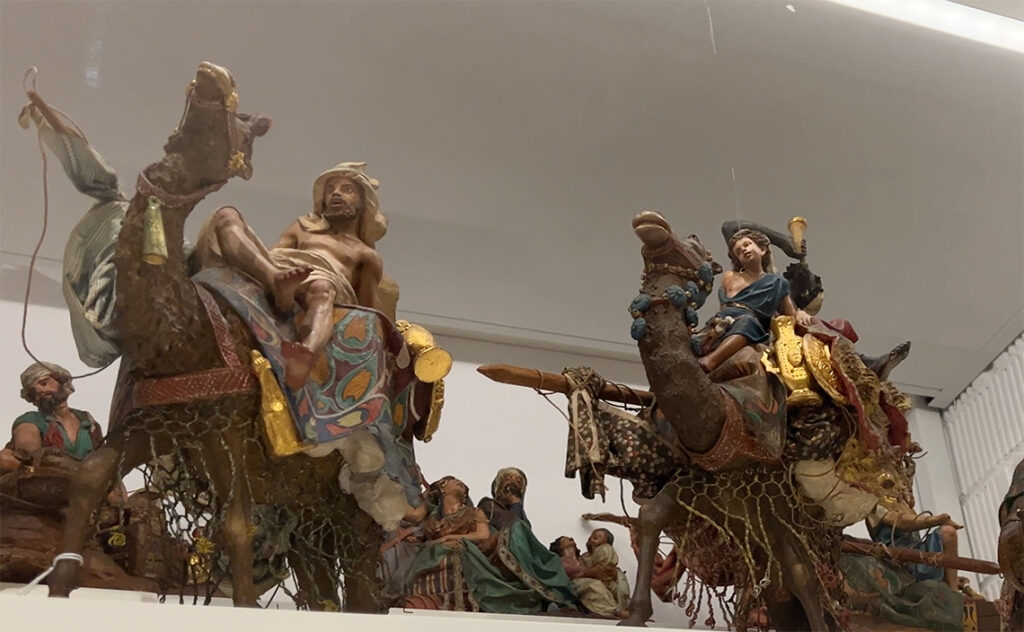 バルセロナ Museu Etnològic de Barcelona 民族学博物館 カタルーニャ地方で盛んな Pessebre と呼ばれるクリスマスの模型。