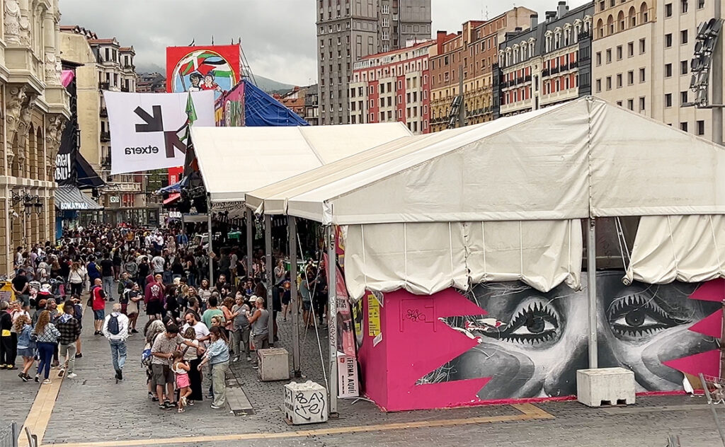 ビルバオ Bilbao セミナ・グランデ(Semana Grande) こう見えて治安は良い。2024年の開催では、前年に比べて約25%減少した。スリさえ気を付けておけば大丈夫。