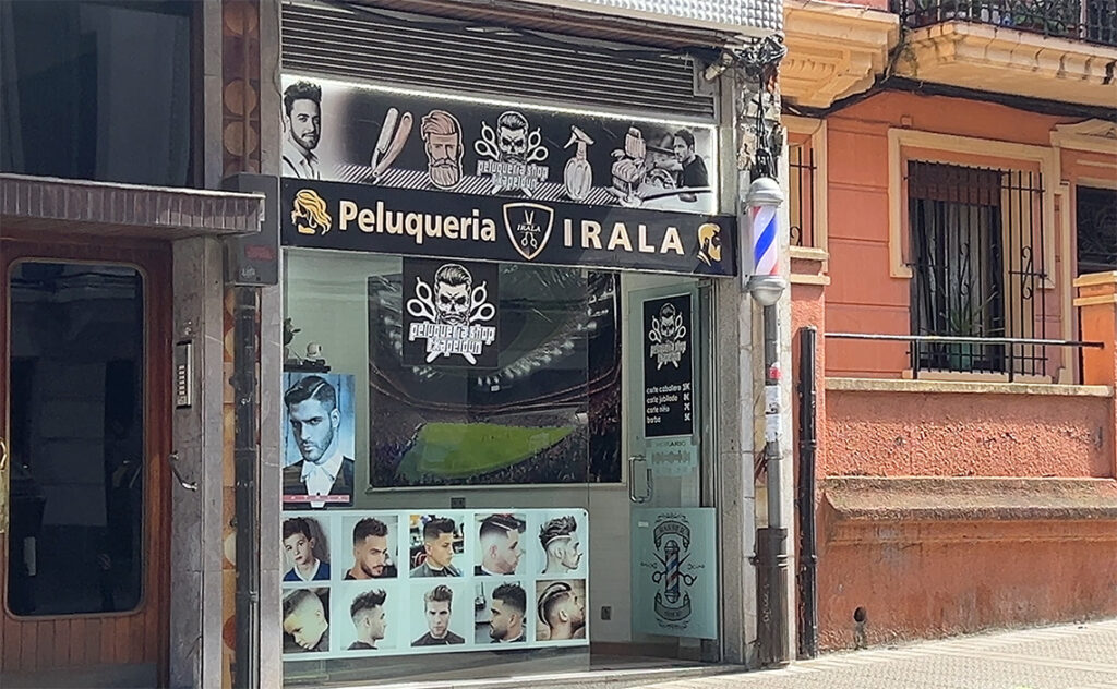 ビルバオ Bilbao バーバー（理髪店）。