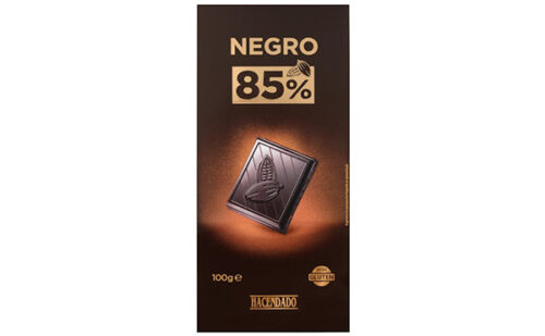 メルカドーナMercadona　パーセントダークチョコレート Chocolate negro 85% cacao