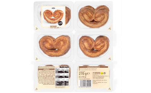 メルカドーナMercadona　ミニパイパルメリータ Palmeritas