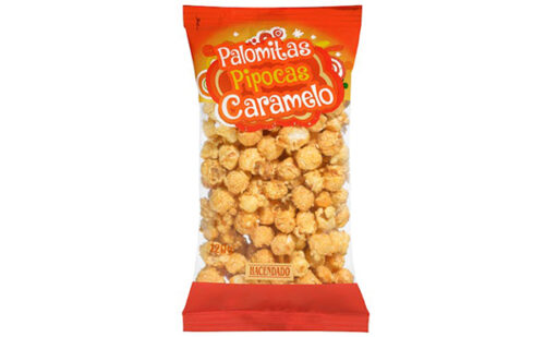 メルカドーナMercadona　塩キャラメルポップコーン Palomitas caramelo Hacendado