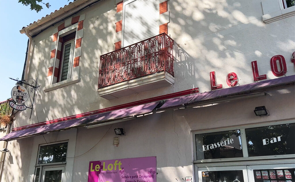 フランス(France) ナルボンヌ(Narbonne) ル・ロフトという名のバー・レストラン