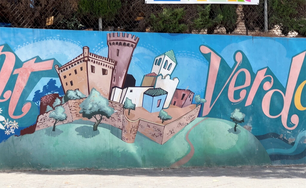 バルセロナ(Barcelona) バルセロナのストリートアート(street art) ノウ・バリス区ベルドゥム地区の大型壁画