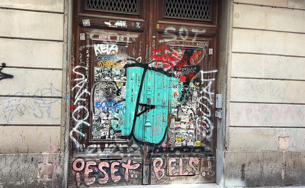 バルセロナ(Barcelona) バルセロナのグラフィティ、落書き(graffiti)