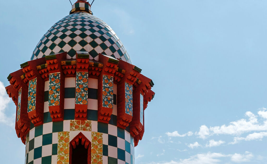 カサ・ビセンス（Casa Vicens） バルセロナ(Barcelona) 塔の先端部分