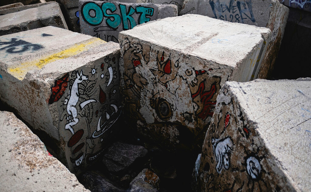 バルセロナ(Barcelona) バルセロナのグラフィティ、落書き(graffiti)