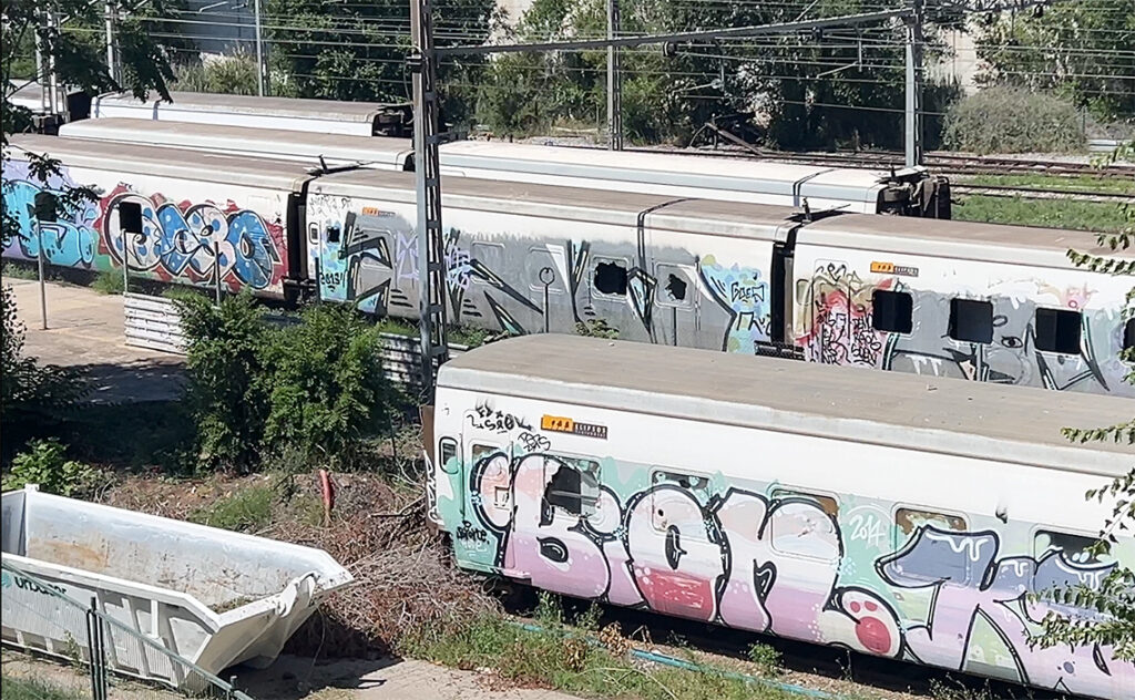 バルセロナ(Barcelona) バルセロナのグラフィティ、落書き(graffiti)