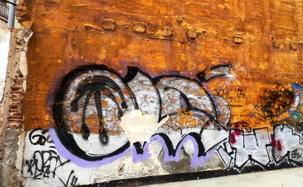 バルセロナ(Barcelona) バルセロナのグラフィティ、落書き(graffiti)