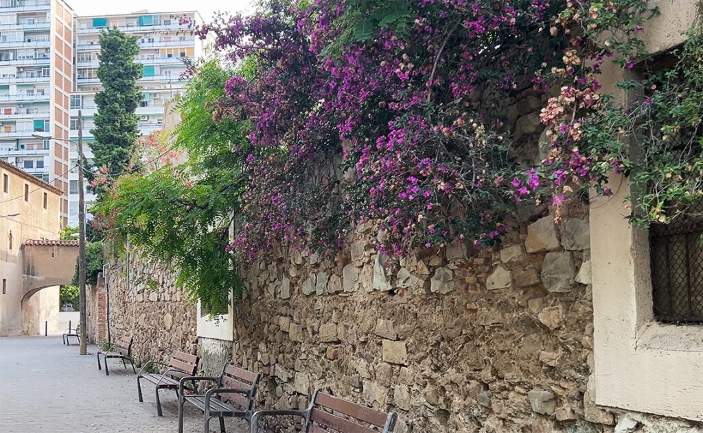 この街では壁すら自己主張する。