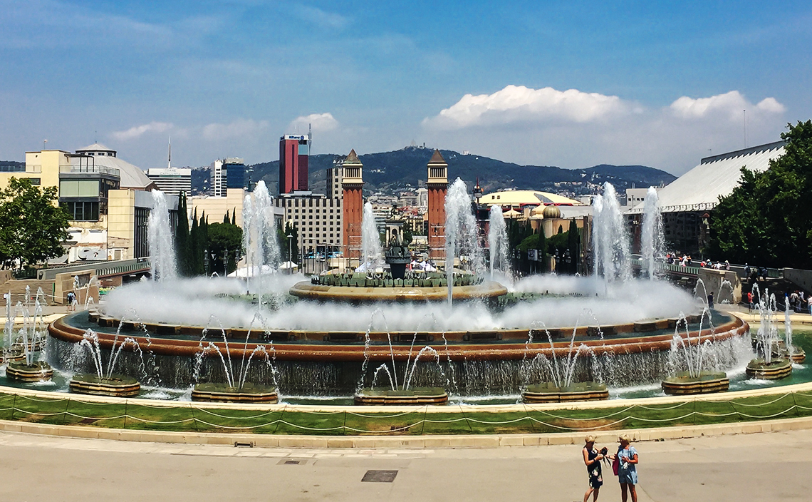 スペイン バルセロナ（Spain Barcelona） 魔法の噴水/マジカ噴水（Font Màgica de Montjuïc）