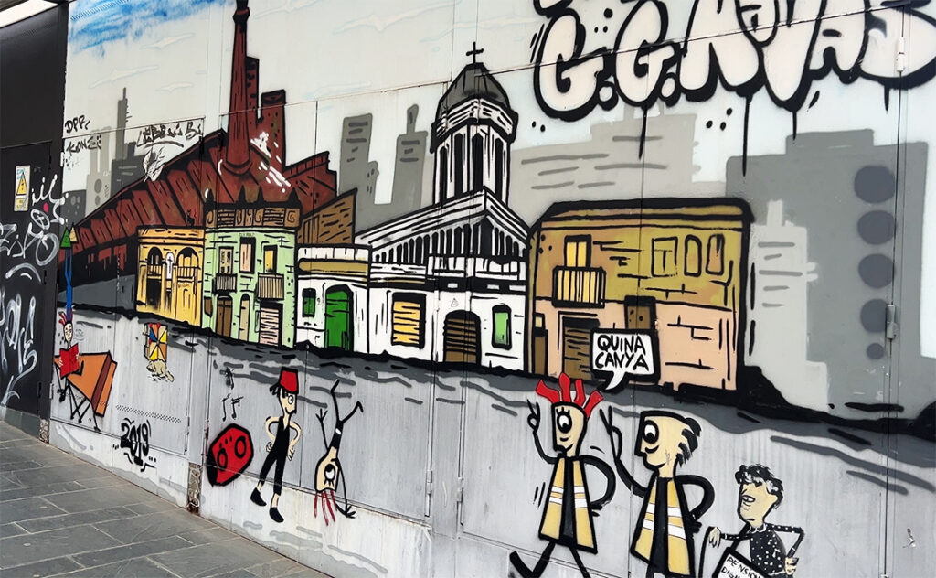 バルセロナ(Barcelona) バルセロナのストリートアート(street art)観光化への警鐘を鳴らす地元住民主導のプロジェクト