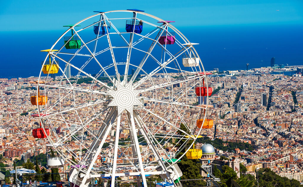 スペイン バルセロナ（Spain Barcelona） ティビダボ遊園地（Parc d'Atraccions Tibidabo）