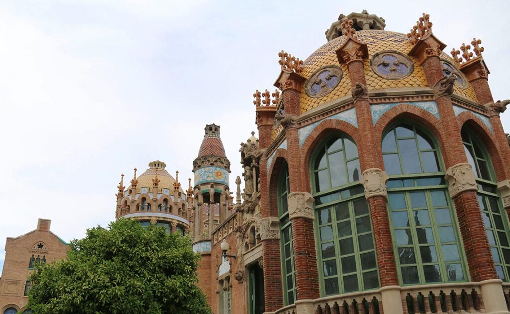 バルセロナ（Barcelona）サン・パウモダニズム区域のサン・パウ病院