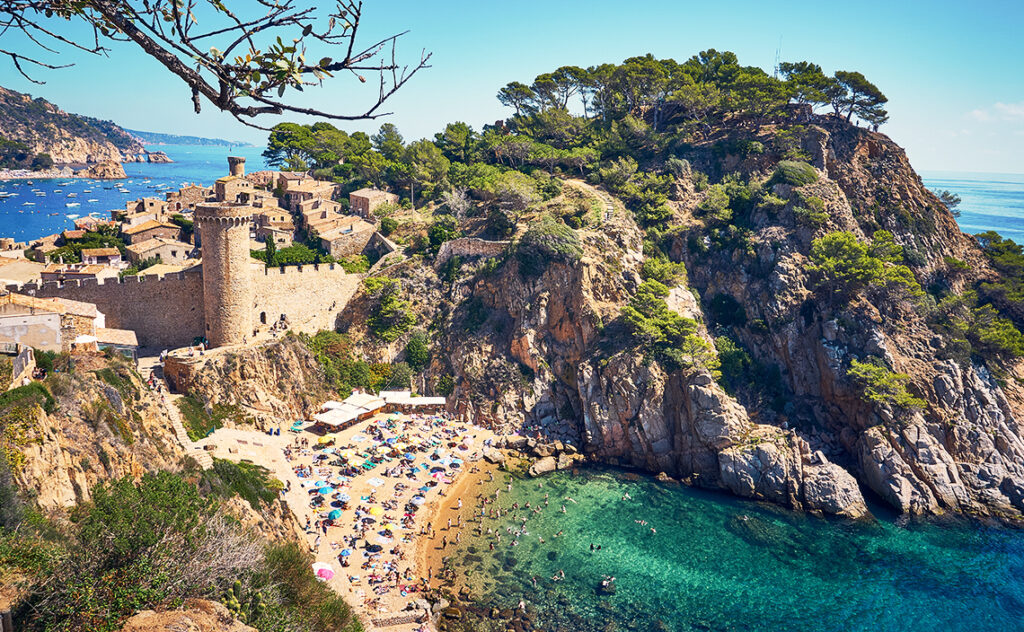 スペイン（spain） バルセロナ（Barcelona）トッサ・デ・マール（Tossa de Mar）